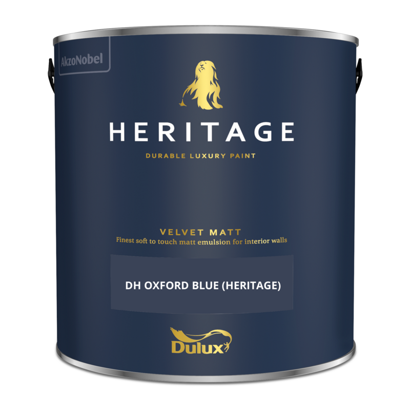 DULUX TRADE HERITAGE MATT DH OXFORD BLUE 2.5L Winterstoke Decorators