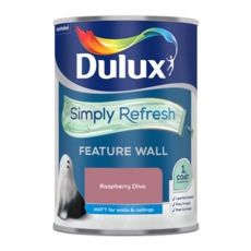 DULUX RETAIL MATT FEATURE WALL RASPBERRY DIVA 1.25L