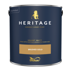 DULUX TRADE HERITAGE MATT BRUSHED GOLD 2.5L
