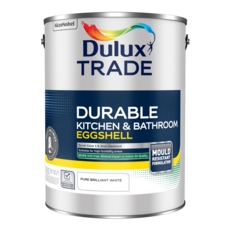 Durable Kitchen & Bathroom Eggshell Pure Brilliant White