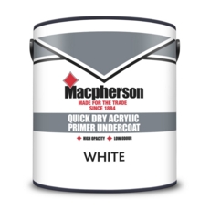 MACPHERSON QUICK DRY  PRIMER UNDERCOAT WHITE 2.5LITRE
