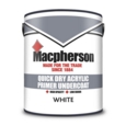 MACPHERSON QUICK DRY PRIMER UNDERCOAT WHITE 5LITRE