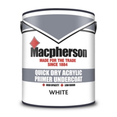 MACPHERSON QUICK DRY PRIMER UNDERCOAT WHITE 5LITRE