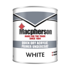 MACPHERSON QUICK DRY PRIMER UNDERCOAT WHITE 1LITRE