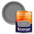BERGER NON DRIP GLOSS SQUIRREL GREY 750MLS