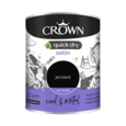 CROWN QUICK DRY SATIN JET BLACK 750ML
