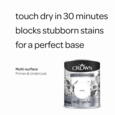 CROWN MULTI SURFACE PRIMER UNDERCOAT WHITE 750ML