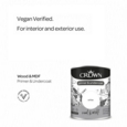 CROWN QD WOOD MDF PRIMER UNDERCOAT WHITE 750ML