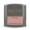 CROWN CRAFTED METALLIC EMULSION ROSE GOLD 125MLS