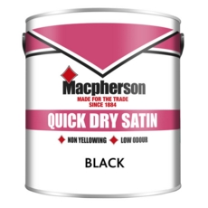 MACPHERSON QUICK DRY SATIN BLACK 2.5LITRE