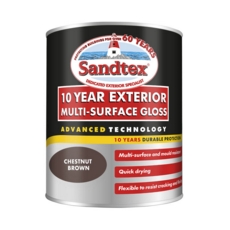 SANDTEX 10 YEAR MULTI SURFACE GLOSS CHESNUT BROWN 750ML