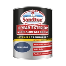 SANDTEX 10 YEAR MULTI SURFACE GLOSS OXFORD BLUE 750ML