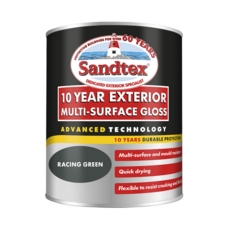 SANDTEX 10 YEAR MULTI SURFACE GLOSS RACING GREEN 750ML