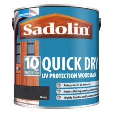 SADOLIN 10 YEAR QUICK DRY WOODSTAIN EBONY 2.5L