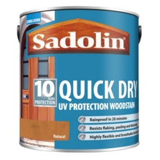 SADOLIN 10 YEAR QUICK DRY WOODSTAIN NATURAL 2.5L