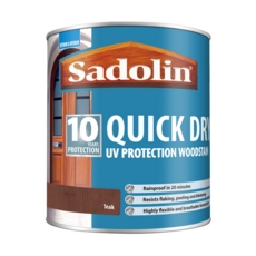 SADOLIN 10 YEAR QUICK DRY WOODSTAIN TEAK 1L