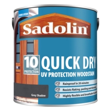 SADOLIN 10 YEAR QUICK DRY WOODSTAIN GREY SHADOW 2.5L