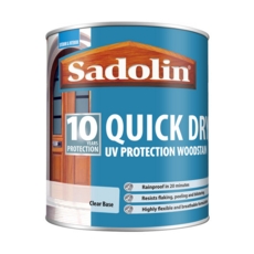 SADOLIN 10 YEAR QUICK DRY WOODSTAIN CLEAR BASE 1L