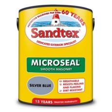 SANDTEX MICROSEAL SMOOTH MASONRY SILVER BLUE 5L