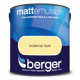 BERGER MATT EMULSION BUTTERCUP HAZE 2.5L