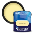 BERGER MATT EMULSION BUTTERCUP HAZE 2.5L