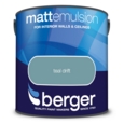 BERGER MATT EMULSION TEAL DRIFT 2.5L