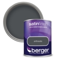 BERGER SATIN SHEEN ANTHRACITE 750ML