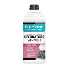 POLYVINE DECORATORS VARNISH SATIN  2LITRE