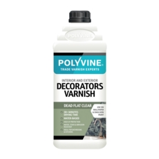 POLYVINE DECORATORS VARNISH DEAD FLAT 2LITRE