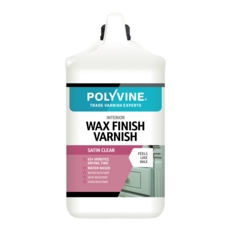 POLYVINE WAX FINISH VARNISH SATIN  4LITRE