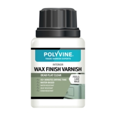 POLYVINE WAX FINISH VARNISH DEAD FLAT 100MLS