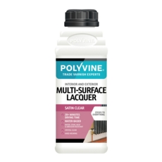POLYVINE MULTI-SURFACE LACQUER SATIN 500ML