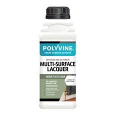 POLYVINE MULTI-SURFACE LACQUER DEAD FLAT 500ML