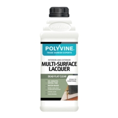 POLYVINE MULTI-SURFACE LACQUER DEAD FLAT 1L