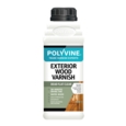 POLYVINE EXTERIOR WOOD VARNISH CLEAR DEAD FLAT 500MLS