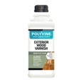 POLYVINE EXTERIOR WOOD VARNISH CLEAR DEAD FLAT LITRE