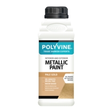 POLYVINE METALLIC PALE GOLD 500ML