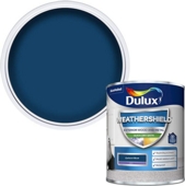 DULUX RETAIL WEATHERSHIELD SATIN Oxford Blue 750mls