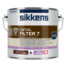 SIKKENS FILTER 7 PLUS EBONY 2.5LITRE