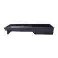 BLACK PLASTIC TRAY 9"