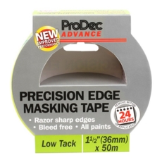 RODO LOW TACK PRECISION EDGE MASKING TAPE36mm x 50m