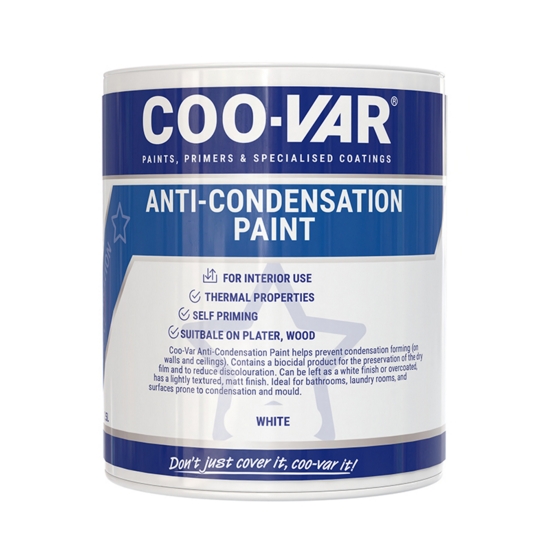 COO-VAR ANTI-CONDENSATION PAINT WHITE LITRE - Winterstoke Decorators ...