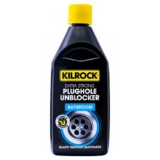 KILROCK EXTRA STRONG  PLUGHOLE UNBLOCKER BATHROOM 500MLS