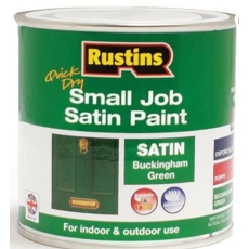 RUSTINS QD SMALL JOB BUCKINGHAM GREEN 250ML SATIN