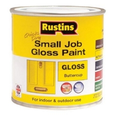 RUSTINS QD SMALL JOB BUTTERCUP GLOSS 250ML