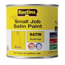 RUSTINS QD SMALL JOB BUTTERCUP 250ML SATIN