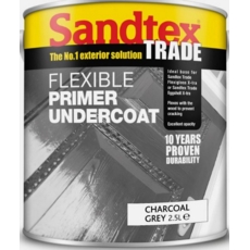SANDTEX TRADE  FLEXIBLE PRIMER UNDERCOAT CHARCOAL GREY 2.5LT
