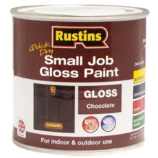 RUSTINS QD SMALL JOB CHOCOLATE GLOSS 250ML