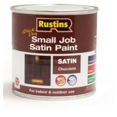 RUSTINS QD SMALL JOB CHOCOLATE 250ML SATIN