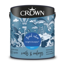 CROWN MATT EMULSION BRIGHT BLUEJAY 2.5L